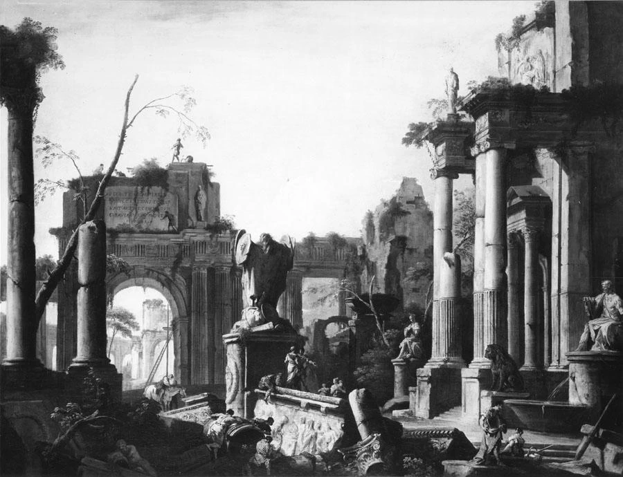 Capriccio con rovine e figure - New Orleans , New Orleans Museum of Art